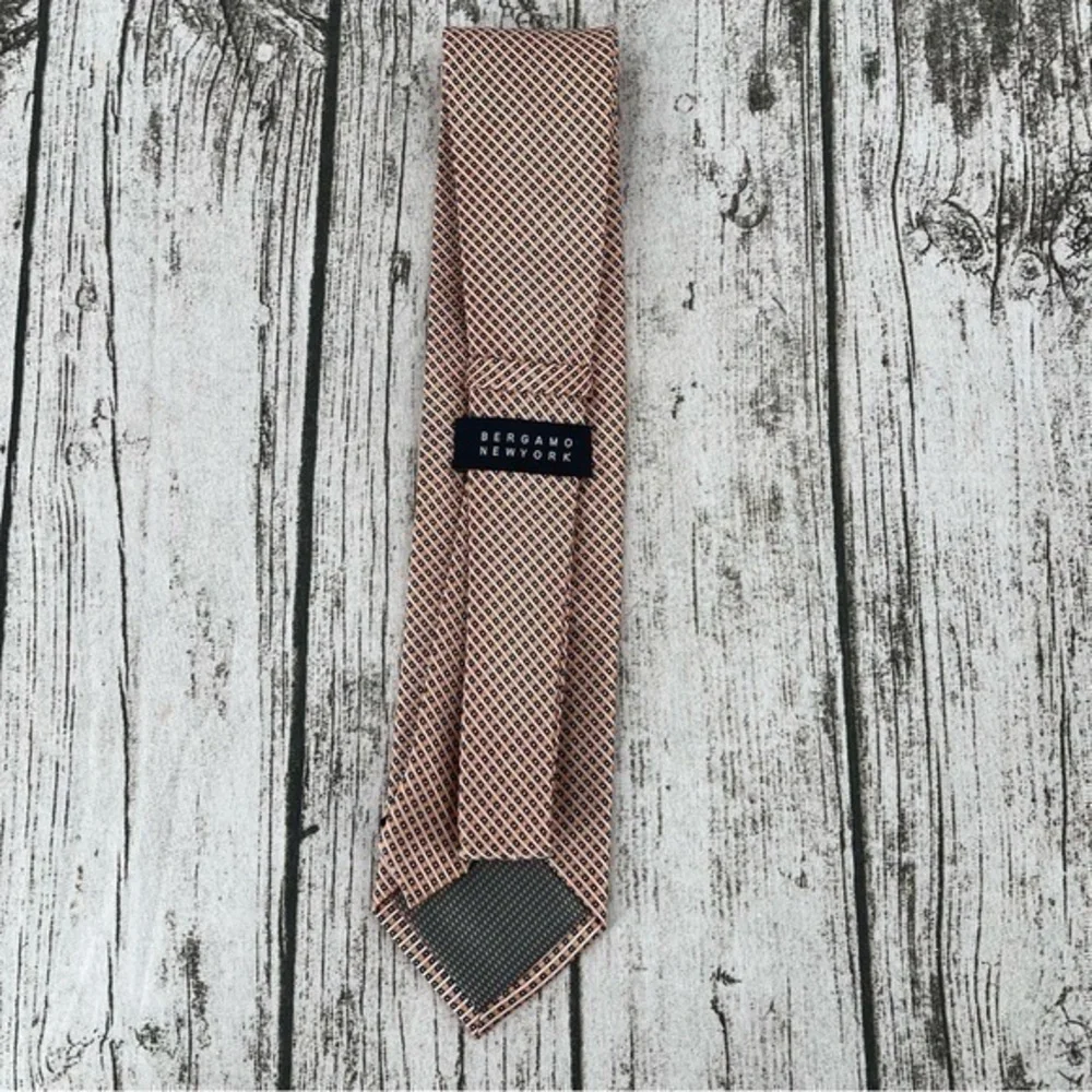 Bergamo New York orange & blue Tie